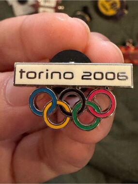 Torino 2006 Olympic Pin - Colored Rings
